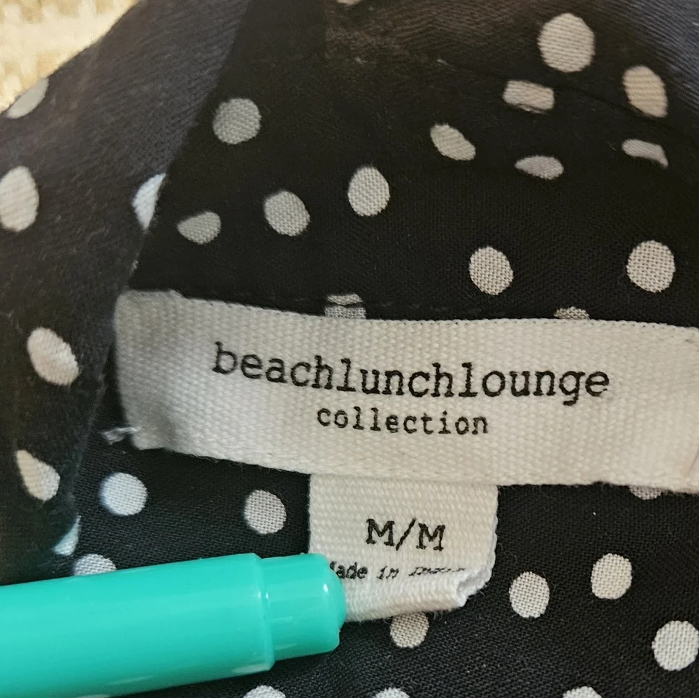 Beachlunchlounge Black Medium Womens Blouse - Picture 2 of 7